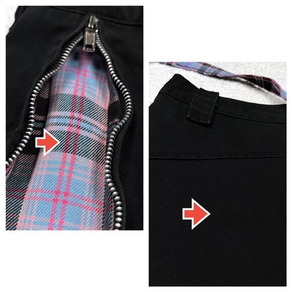 Y2K Lip Service 2003 Punk & Disorderly Plaid Mini Skirt Mall Goth Vtg Hot Topic - Picture 13 of 16